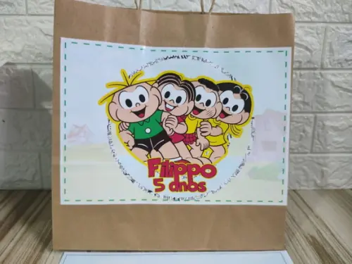 Sacolinha Tema Turma Da Monica
