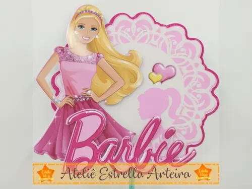 TOPO DE BOLO BARBIE