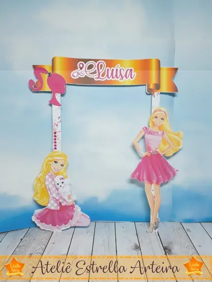 TOPO DE BOLO BARBIE
