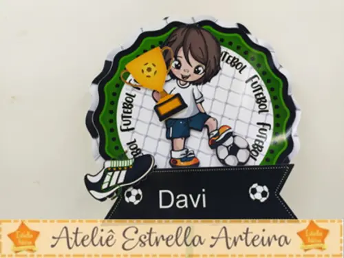 Topo De Bolo Tema Futebol