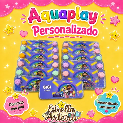 Aquaplay Personalizado A casa mágica da Gabby
