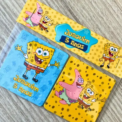 Jogo da Memória Personalizado Bob Esponja