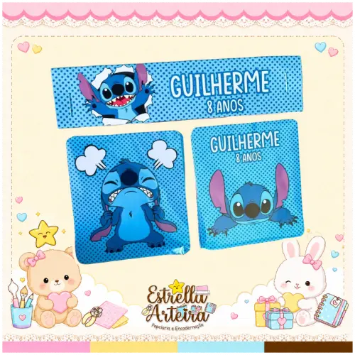 Jogo da Memória Personalizado Stitch