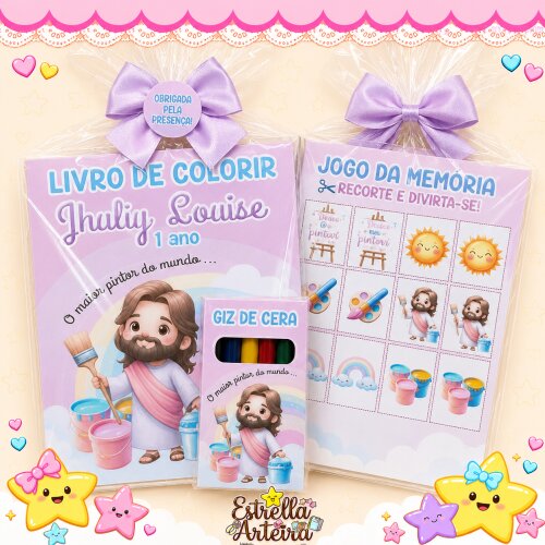 Revistinha de colorir - Tema O maior pintor do mundo