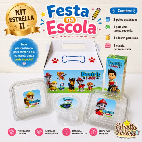 Kit festa escolar - Tema Patruha Canina