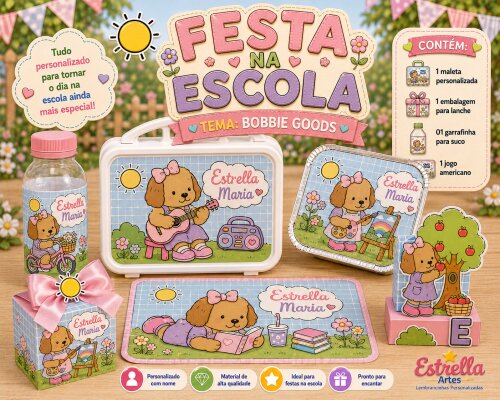 Kit festa escolar - Tema Boobie Goods