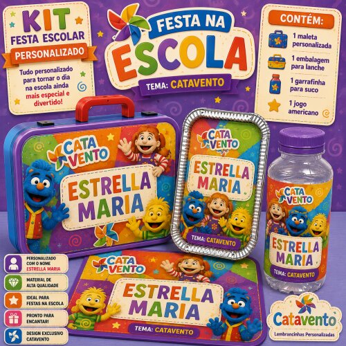 Kit festa escolar - Tema Catavento