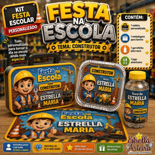 Kit festa na Escola Construtor