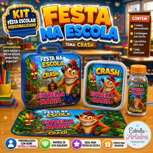 Kit festa na Escola Crash