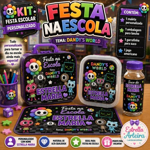 Kit festa na Escola Dandys World