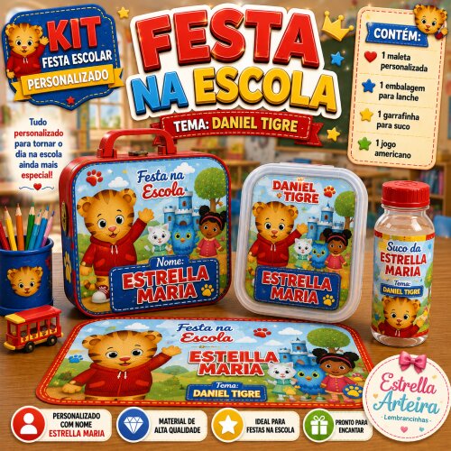Kit festa na Escola Daniel Tigre