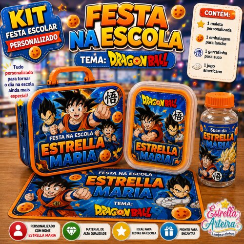 Kit festa na Escola Dragon Ball Z