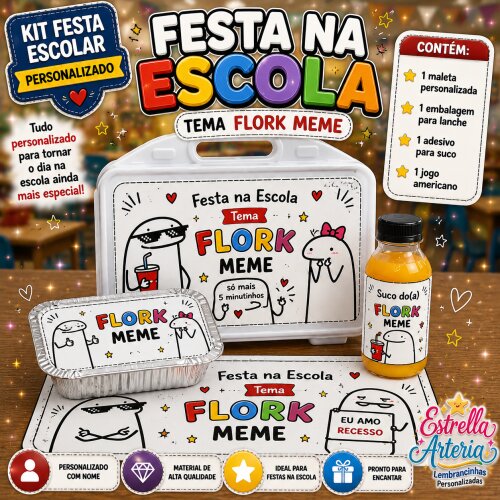 Kit festa na Escola Flork