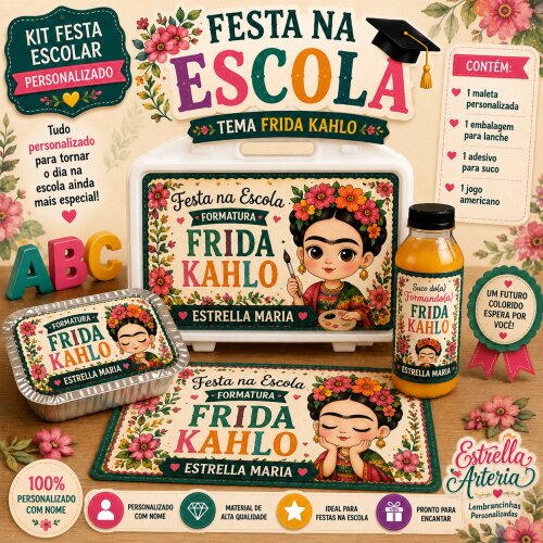 Kit festa na Escola Frida