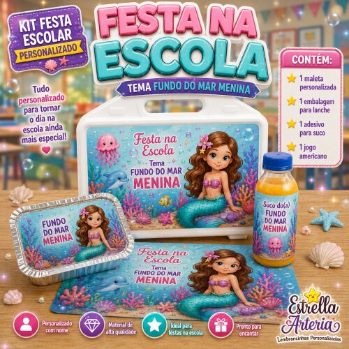 Kit festa na Escola Sereia