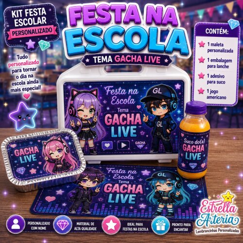 Kit festa na Escola Gacha Live