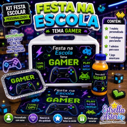 Kit festa na Escola Gamer