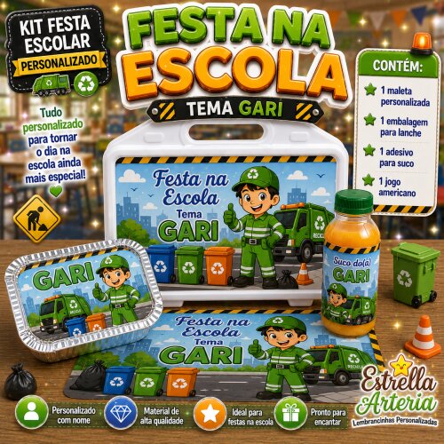 Kit festa na Escola Gari