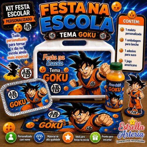 Kit festa na Escola Goku