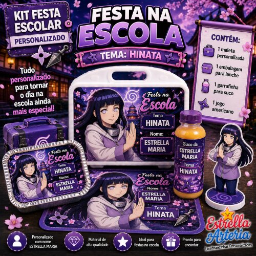Kit festa na Escola Hinata