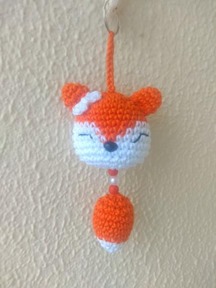 20und Chaveiro Raposa Amigurumi