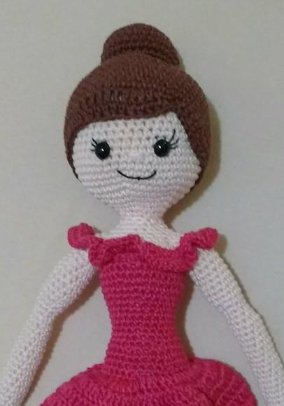 Bailarina em crochê