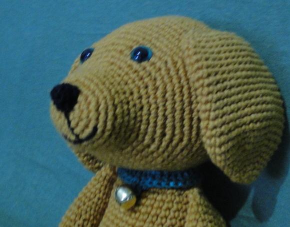 Cachorro em crochê