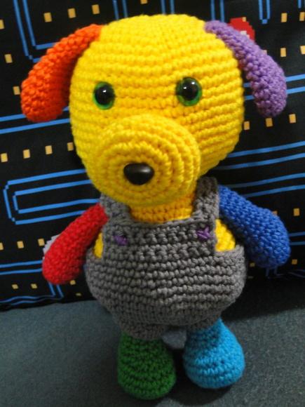 Cachorro em crochê
