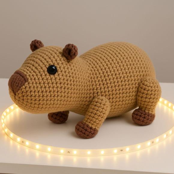 Capivara de Crochê