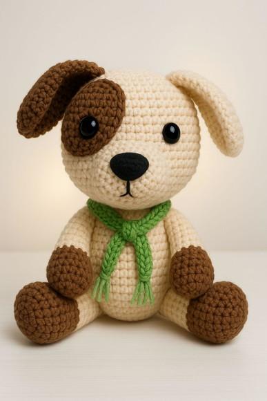 Cachorro em Crochê