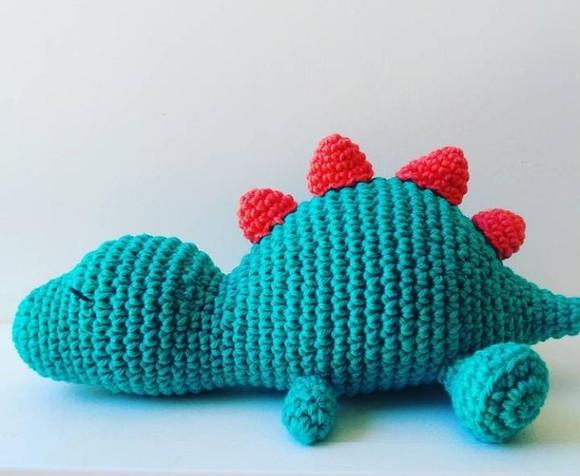 Dino baby amigurumi
