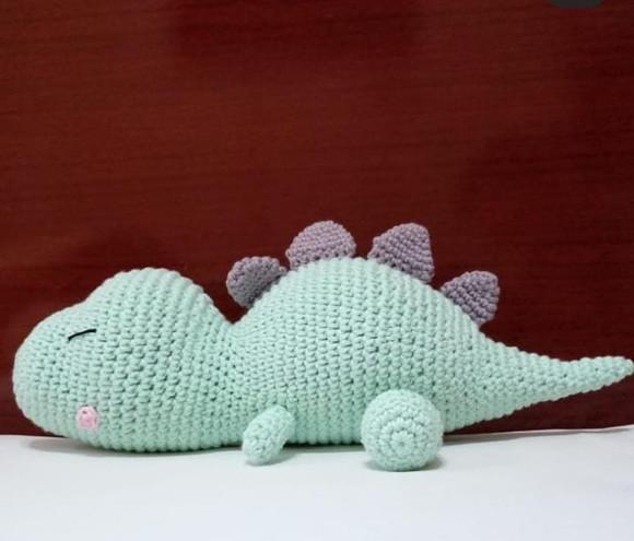 Dino baby amigurumi