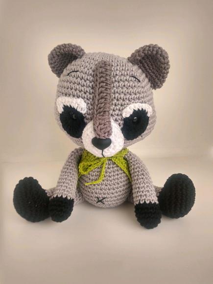 Guaxinim Amigurumi