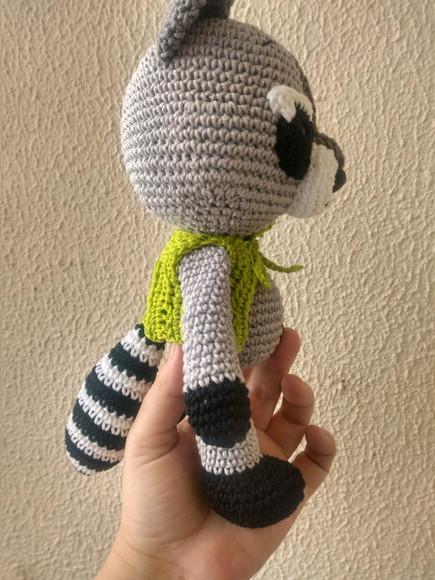 Guaxinim Amigurumi