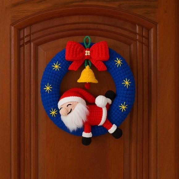 Guirlanda de Natal em Crochê