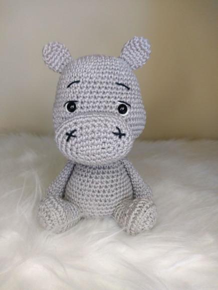 Hipopótamo Amigurumi