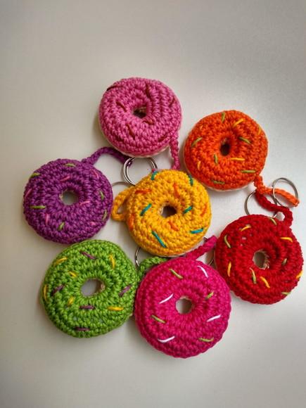 Kit 10 Chaveiros Doces - Lembrancinhas Amigurumi