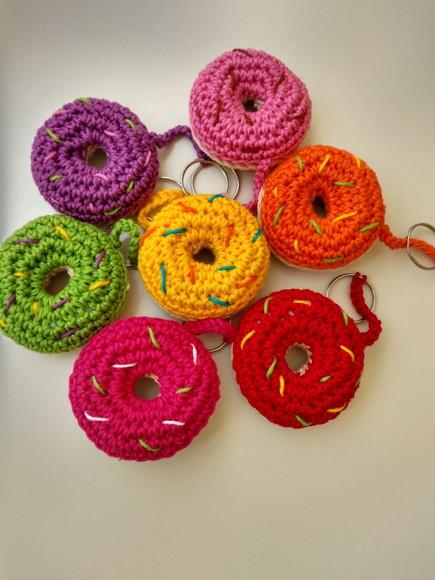 Kit 10 Chaveiros Doces - Lembrancinhas Amigurumi