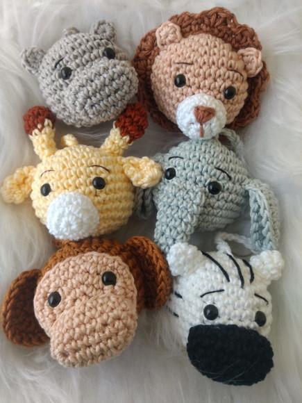 Kit 85 Chaveiro Safari - Lembrancinha Amigurumi
