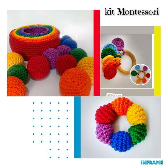 Kit Montessori -cesto de Atividades