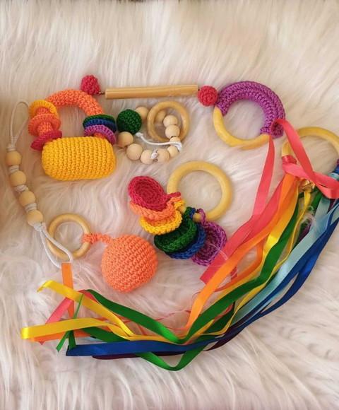 Kit Sensorial Montessori em Crochê
