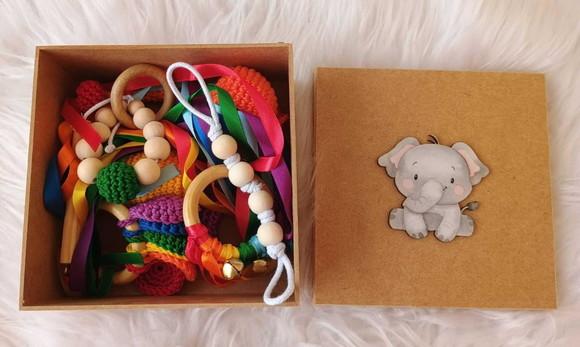Kit Sensorial Montessori em Crochê