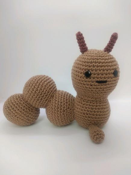 Minhoca em Crochê (amigurumi)