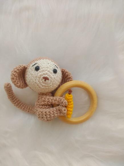 Mordedor Amigurumi Macaco