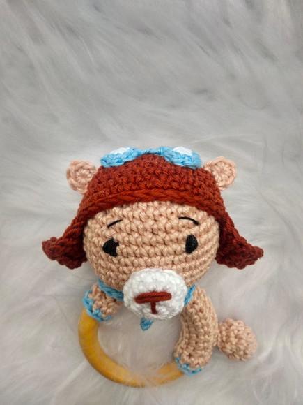 Mordedor Amigurumi Urso