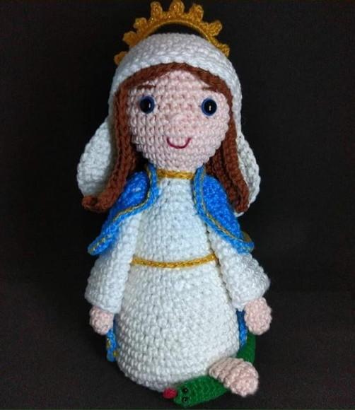 Nossa Senhora das Graças em crochê