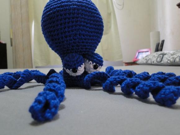 Polvo Amigurumi para Recém Nascido