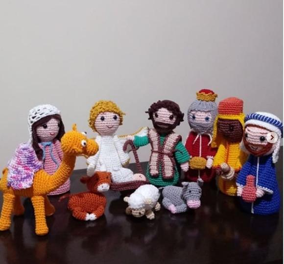 Presépio Amigurumi - 13 Peças