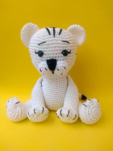 Tigre Branco Amigurumi