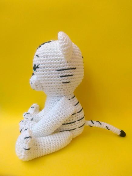 Tigre Branco Amigurumi